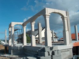 ARCOS E CONBINACION DE COLUMNAS REDONDAS E RECTAS