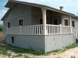 BALAUSTRE RECTO CON CHAFRANS